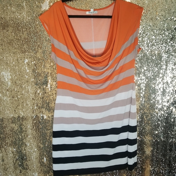 Multi Strip Dress - Picture 1 of 8